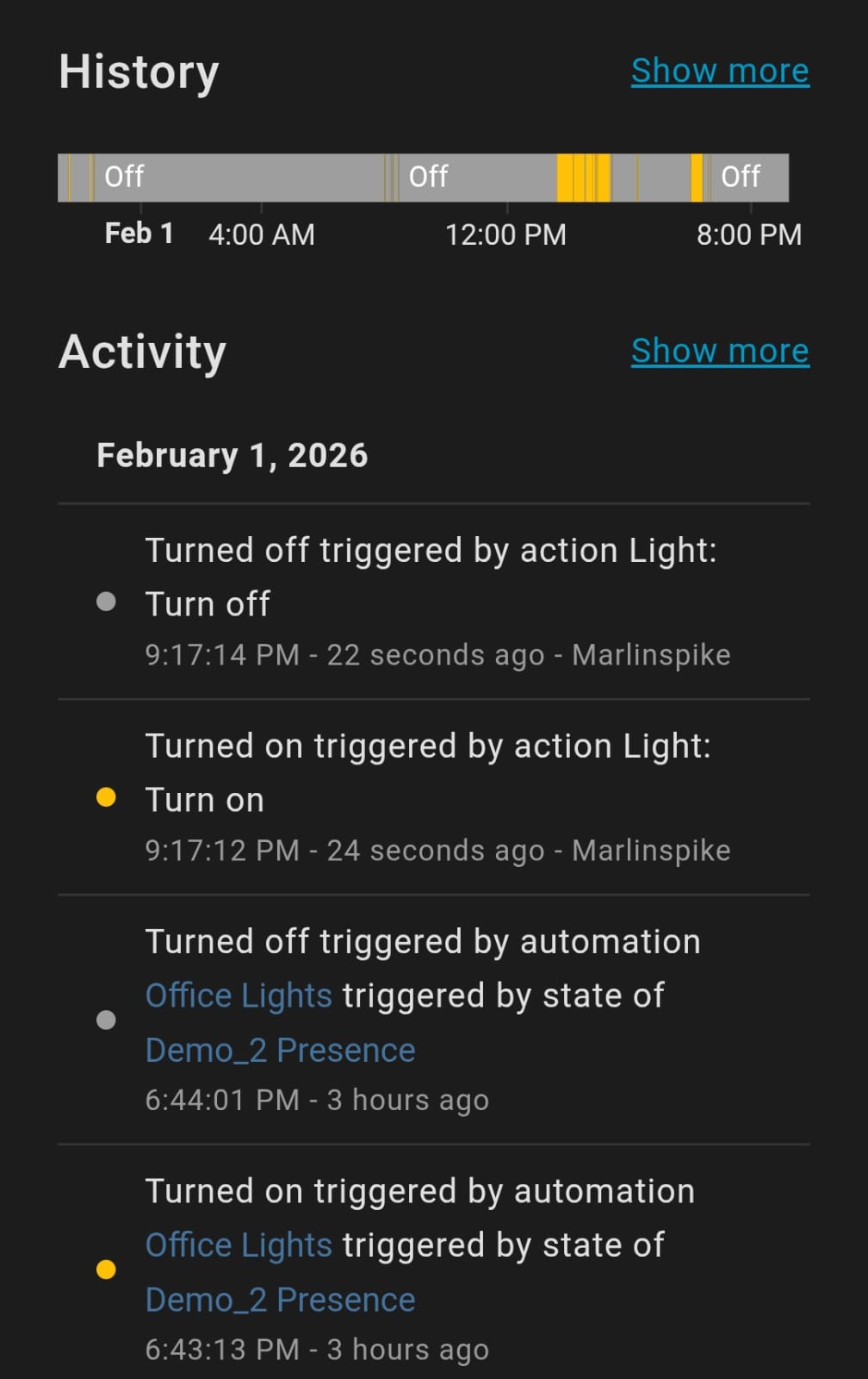 Lighting Automation